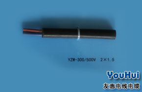 Medium weather resistant oil resistant rubber sheathed cable